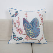 Embroidered Throw Pillow