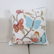 Embroidered Throw Pillow