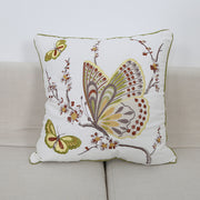 Embroidered Throw Pillow