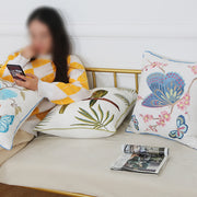 Embroidered Throw Pillow