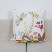 Embroidered Throw Pillow