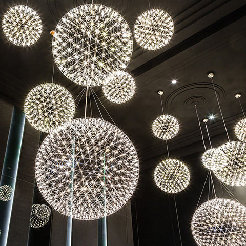 Dandelion Gypsophila Spark Ball Chandelier