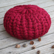 Creative Knitting Woollen Thread Throw Pillow