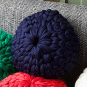 Creative Knitting Woollen Thread Throw Pillow