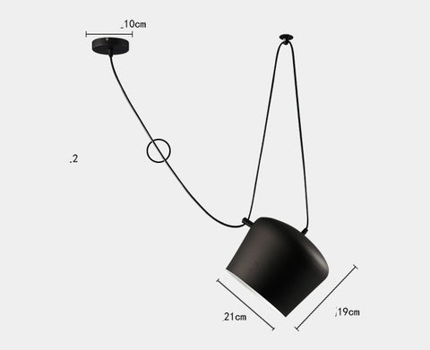 Modern Restaurant  LED Lamp Snare Chandelier