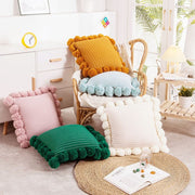Knitted Throw Pillow