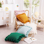 Knitted Throw Pillow