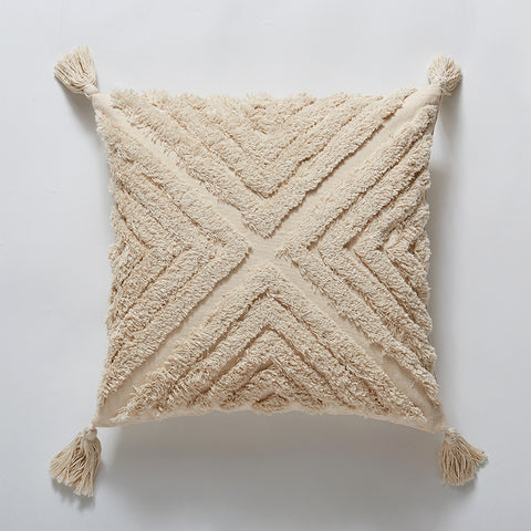 Bohemian  Hand-tufted Throw Pillow