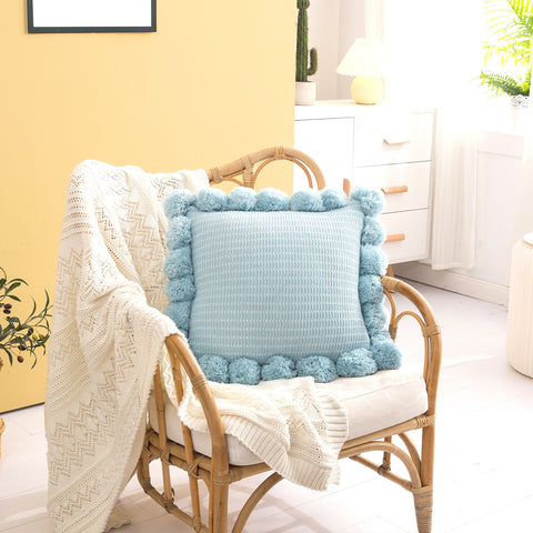Knitted Throw Pillow