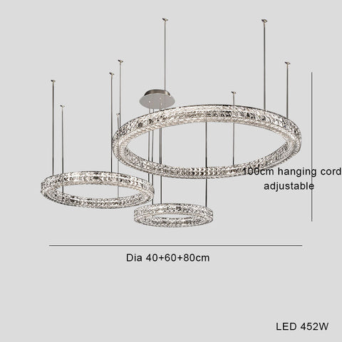 Modern  Simple Led Chandelier Luxury light
