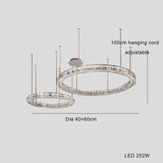Modern  Simple Led Chandelier Luxury light