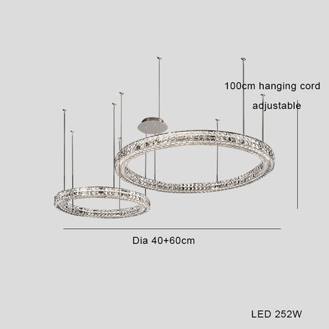 Modern  Simple Led Chandelier Luxury light