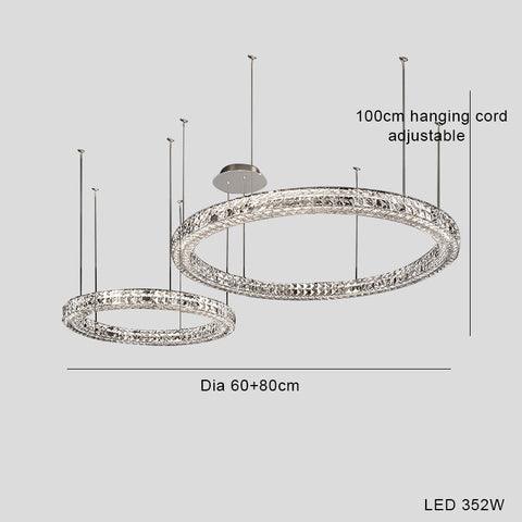Modern  Simple Led Chandelier Luxury light